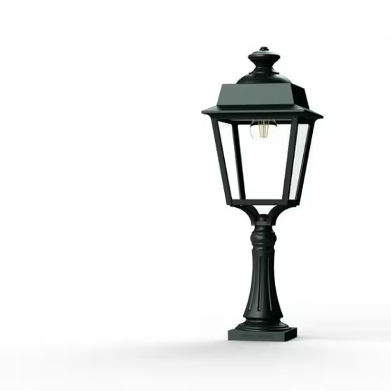 Place des Vosges 1 Evolution Large Clear Glass Pedestal