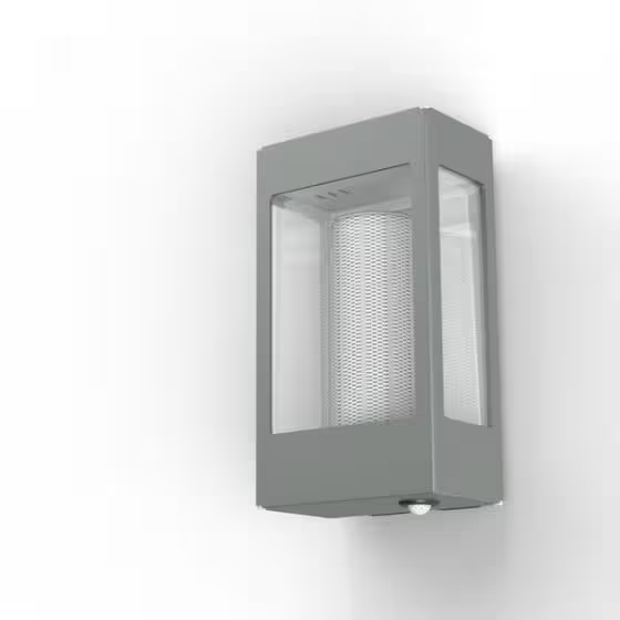 Tetra Aluminium Wall Fitting E27 with Motion Detector