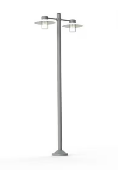 Aubanne Model 5 Frosted Glass Lamp Post