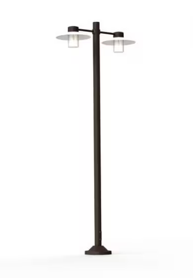 Aubanne Model 5 Frosted Glass Lamp Post