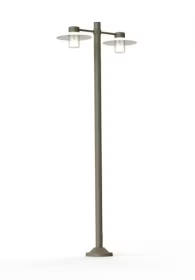 Aubanne Model 5 Frosted Glass Lamp Post
