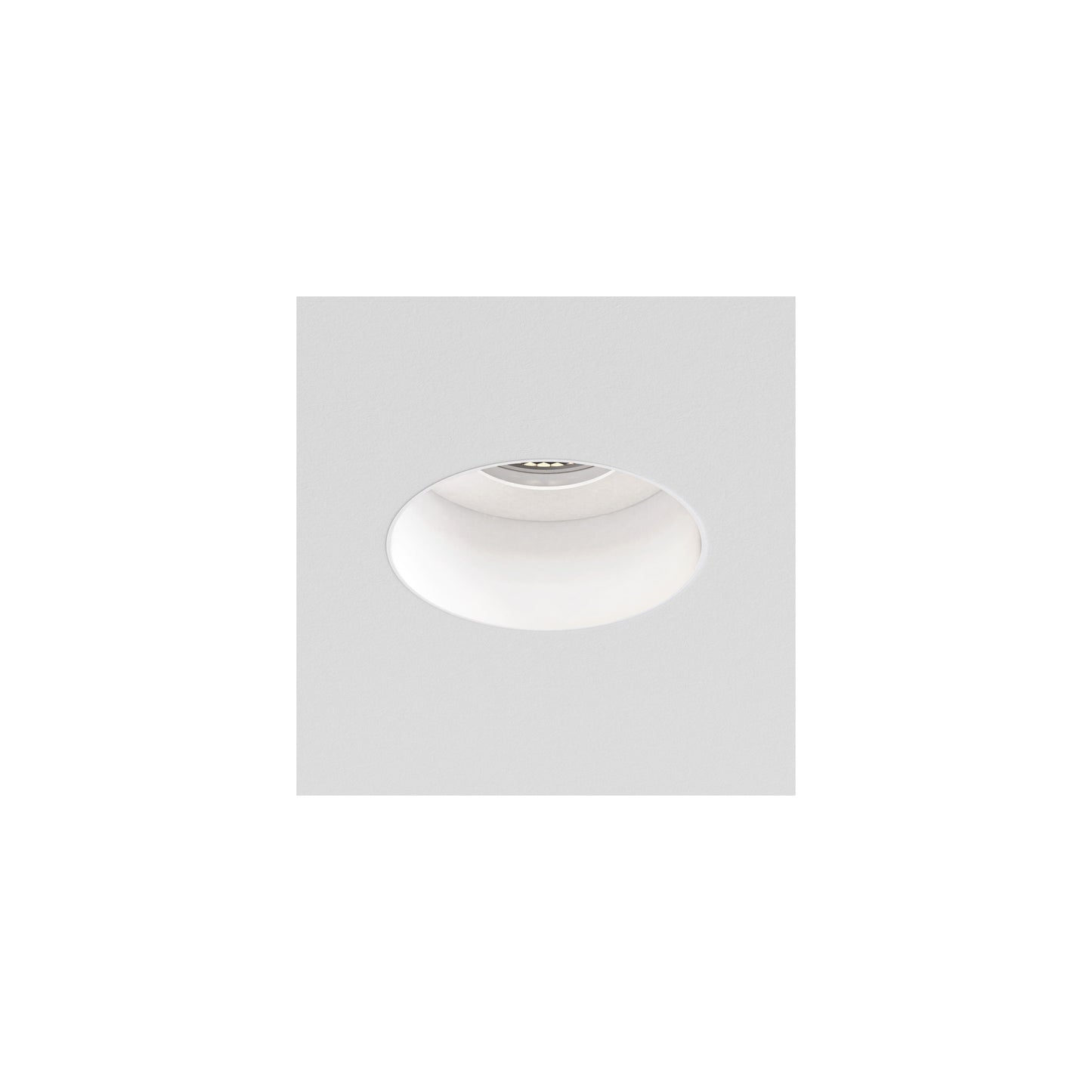 Trimless Slimline Round Fixed Fire-Rated Ceiling Light IP65