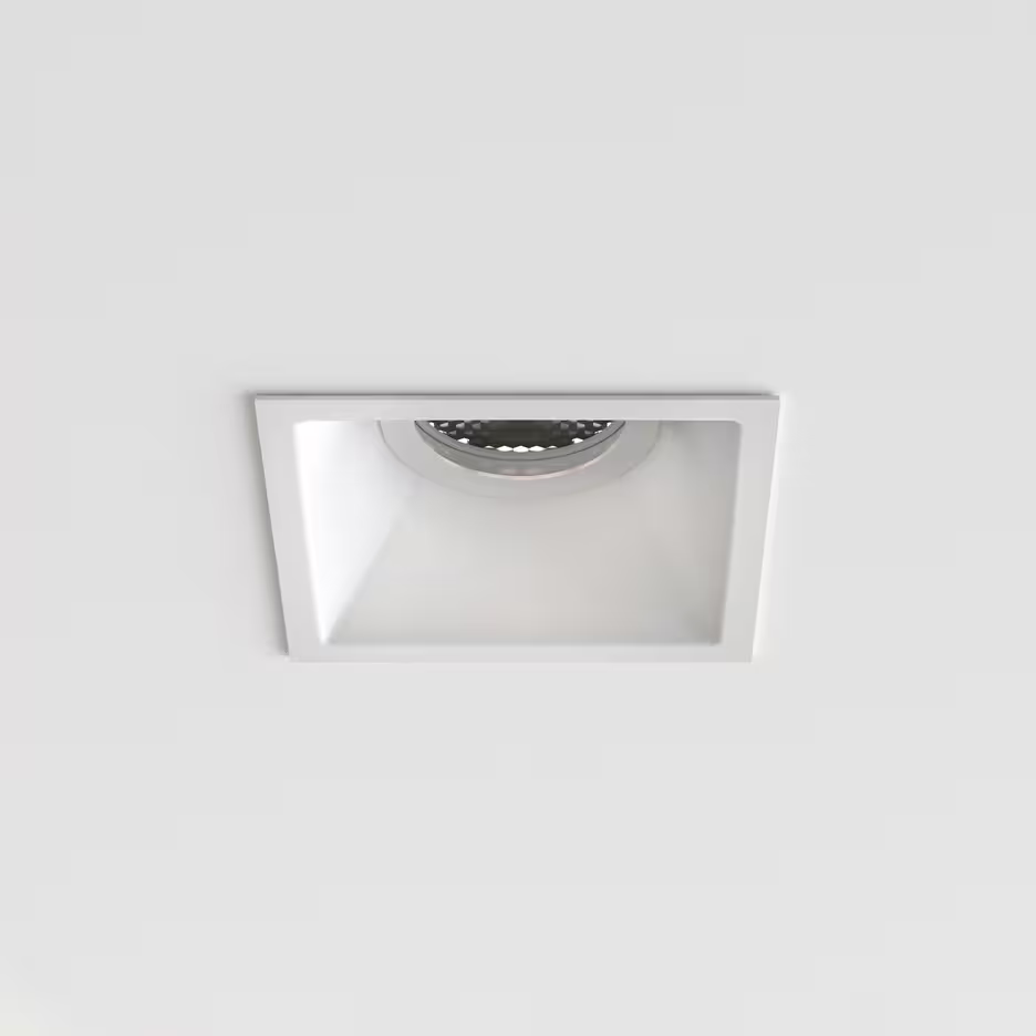 Minima Slimline Square Fixed Fire-Rated Ceiling Light IP65