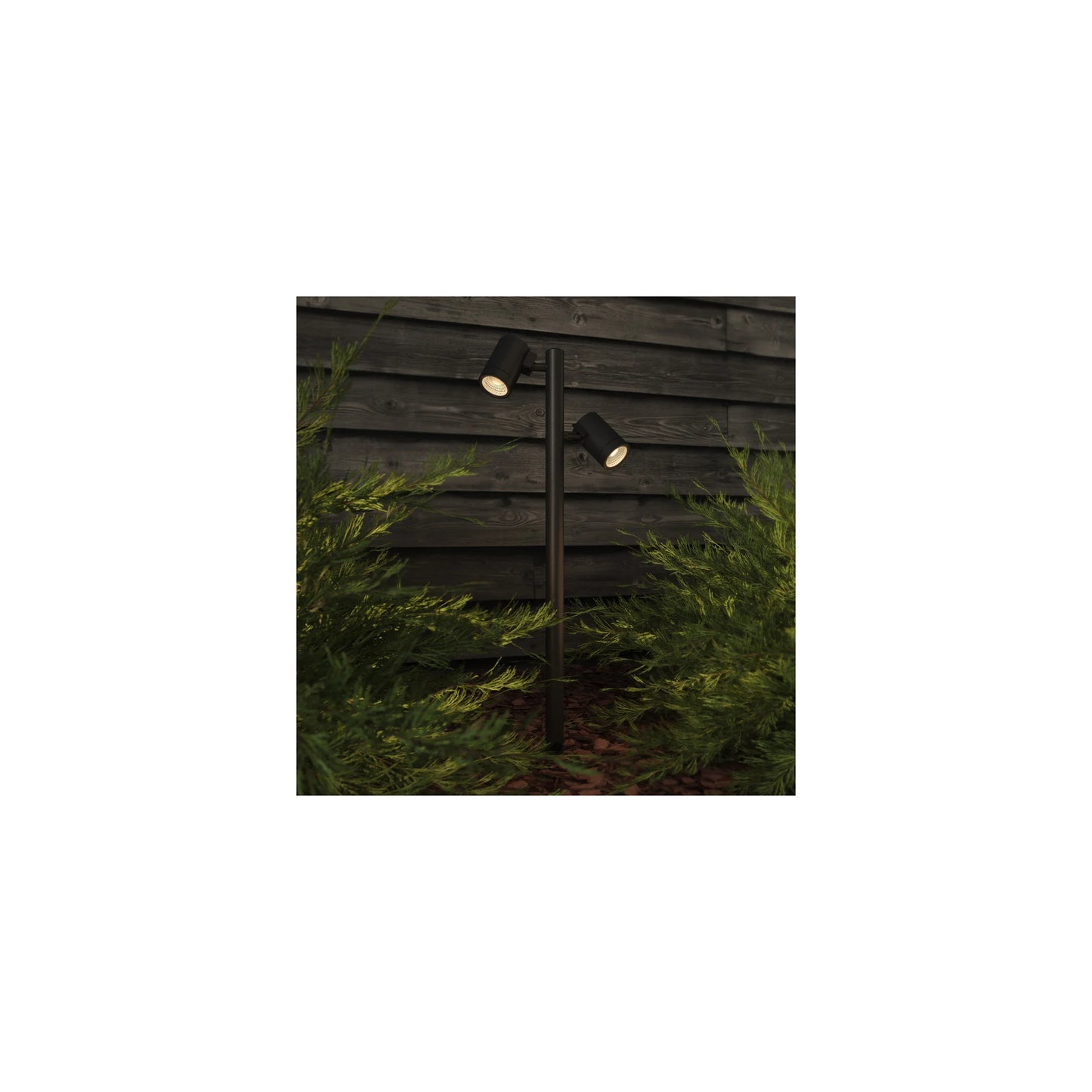 Bayville 900 Twin Spike Spotlight Matt Black