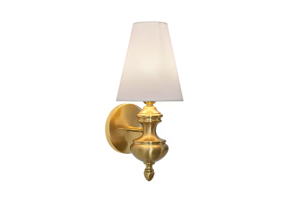 Atico Wall Light with White Shade