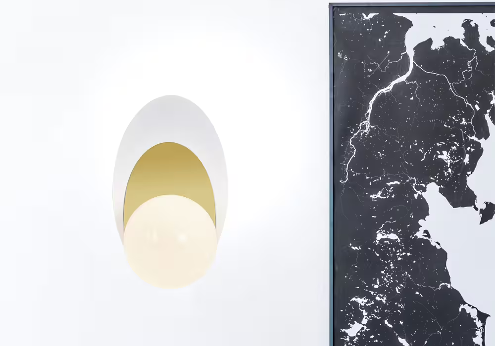 Eccentric Wall Light White