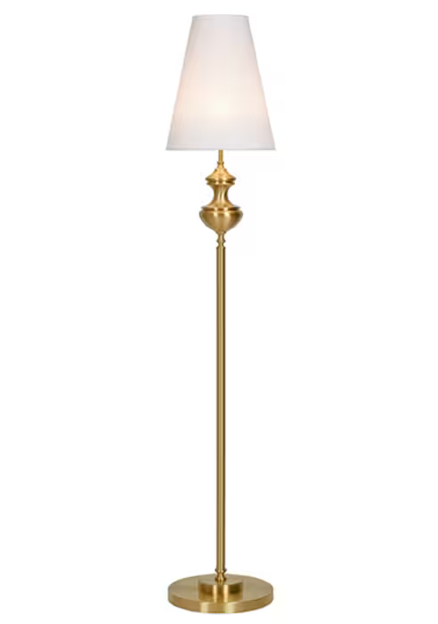 Atico Floor Lamp with White Shade