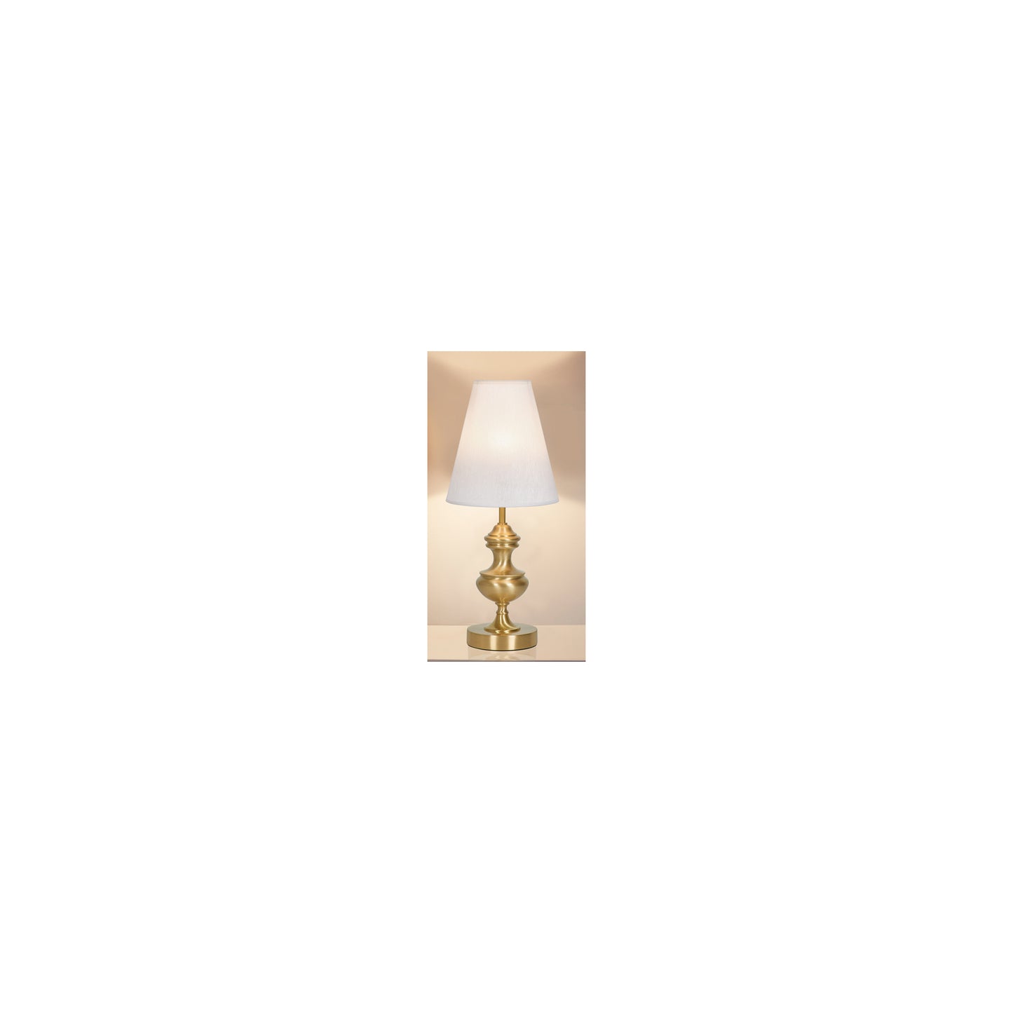 Atico Table Lamp with White Shade