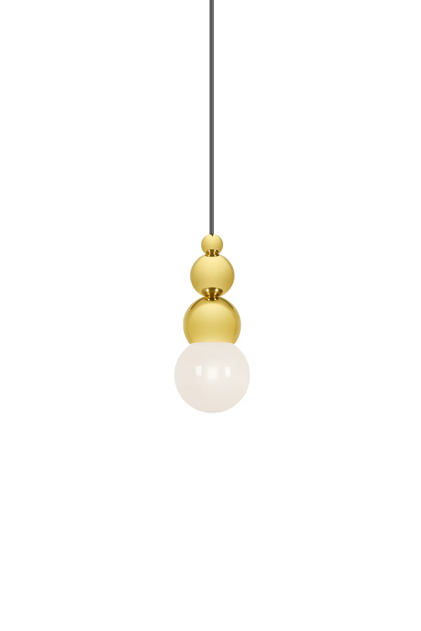 Spheres 3 LED Pendant with White Glass