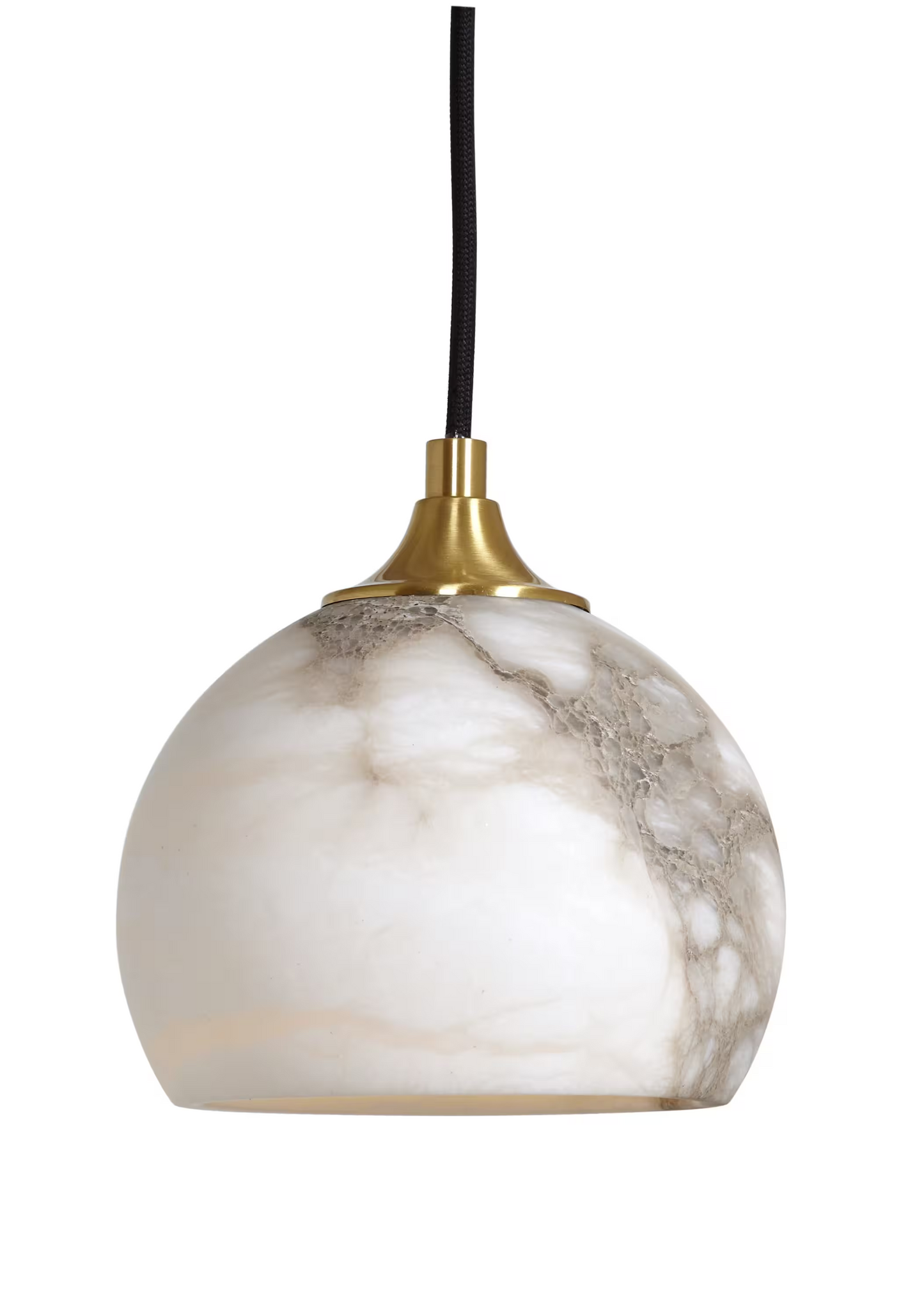 Marlena 1-Light Pendant with Natural Alabaster