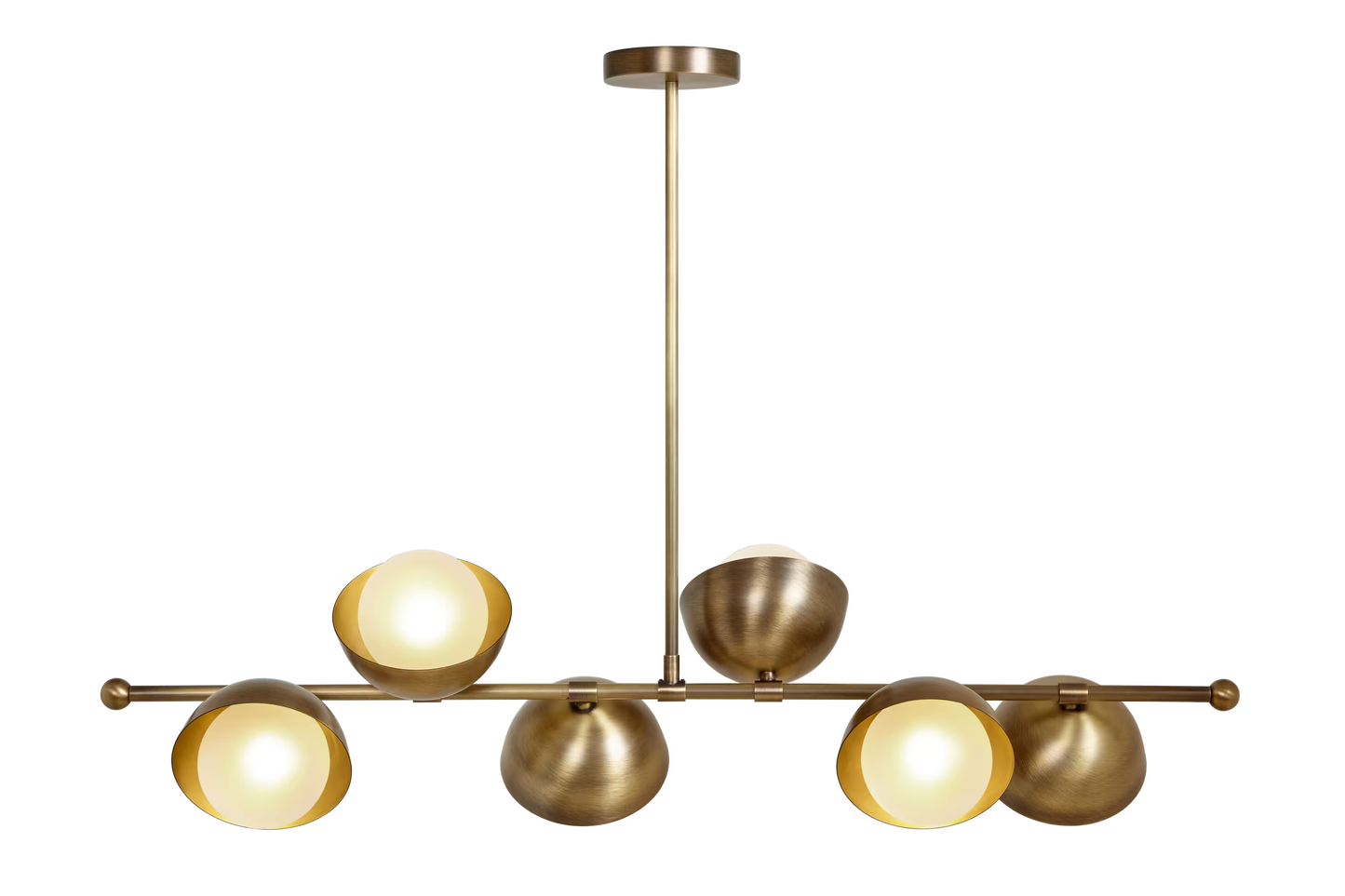 Eclipse 6-Light H LED Pendant with Matt Glass