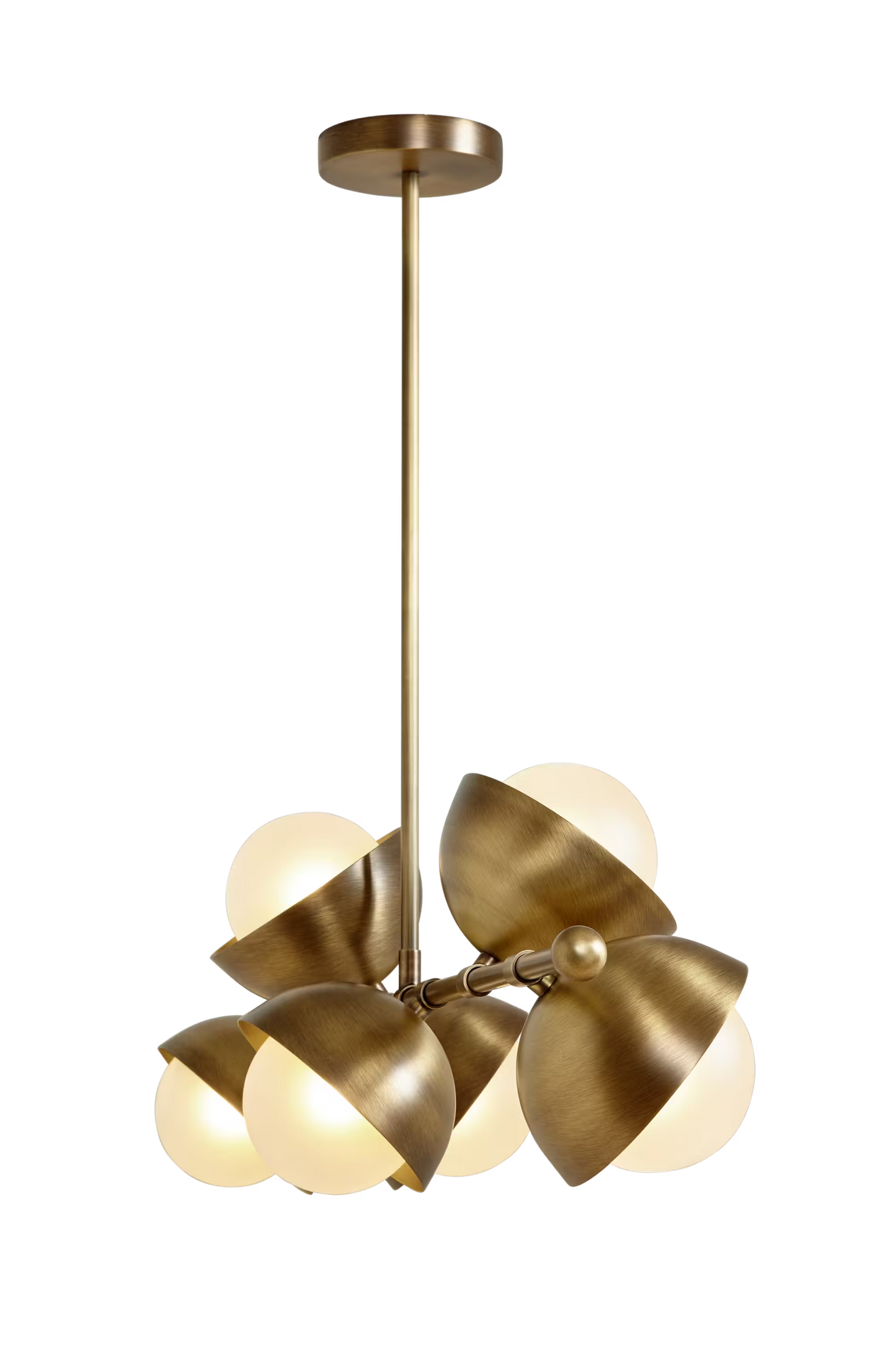 Eclipse 8-Light H LED Pendant with Matt Glass