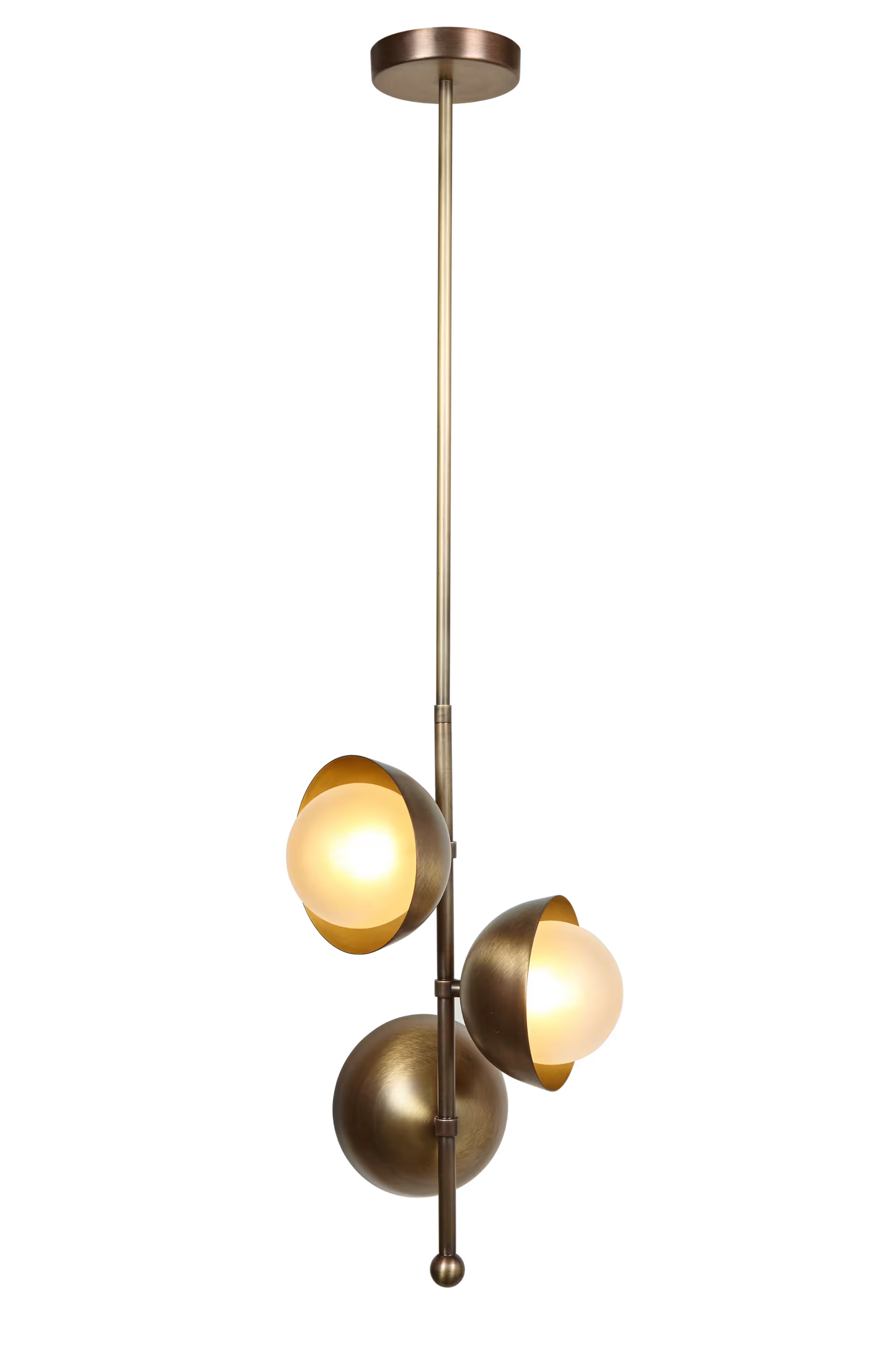 Eclipse 3-Light V LED Pendant with Matt Glass