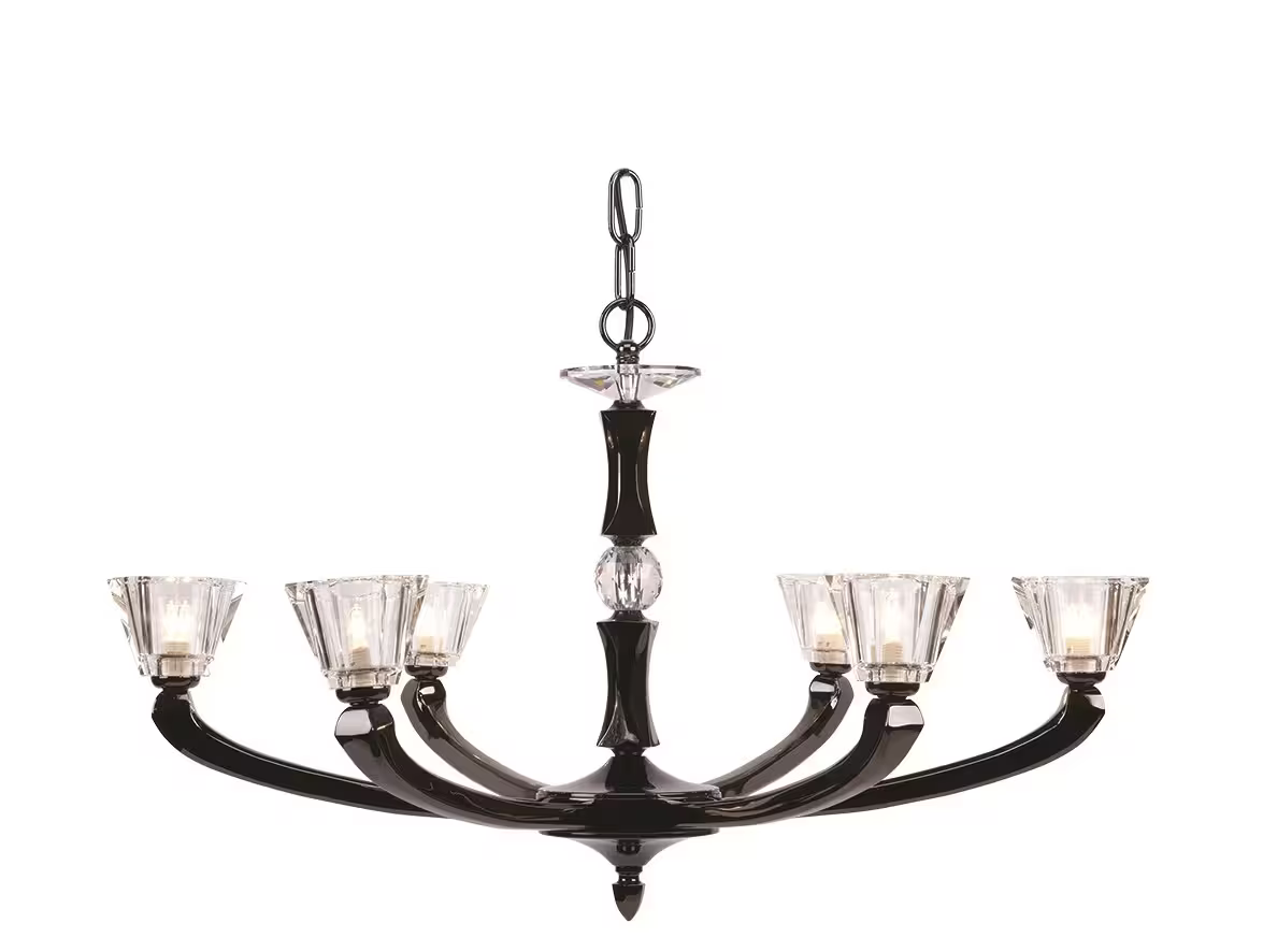 Perseas 6-Light Chandelier with Glass Shade