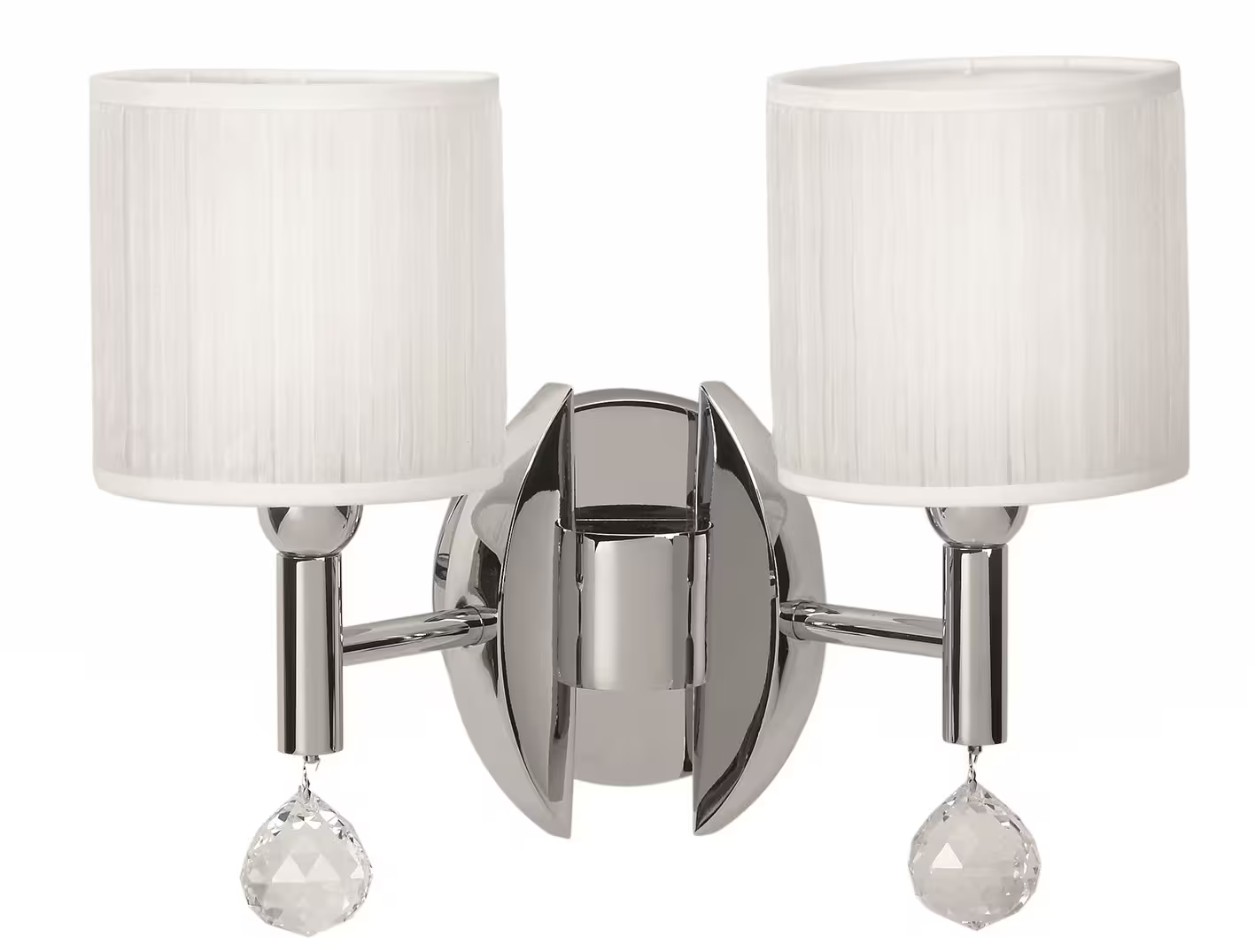 Mandarina Double Wall Light with White Shade