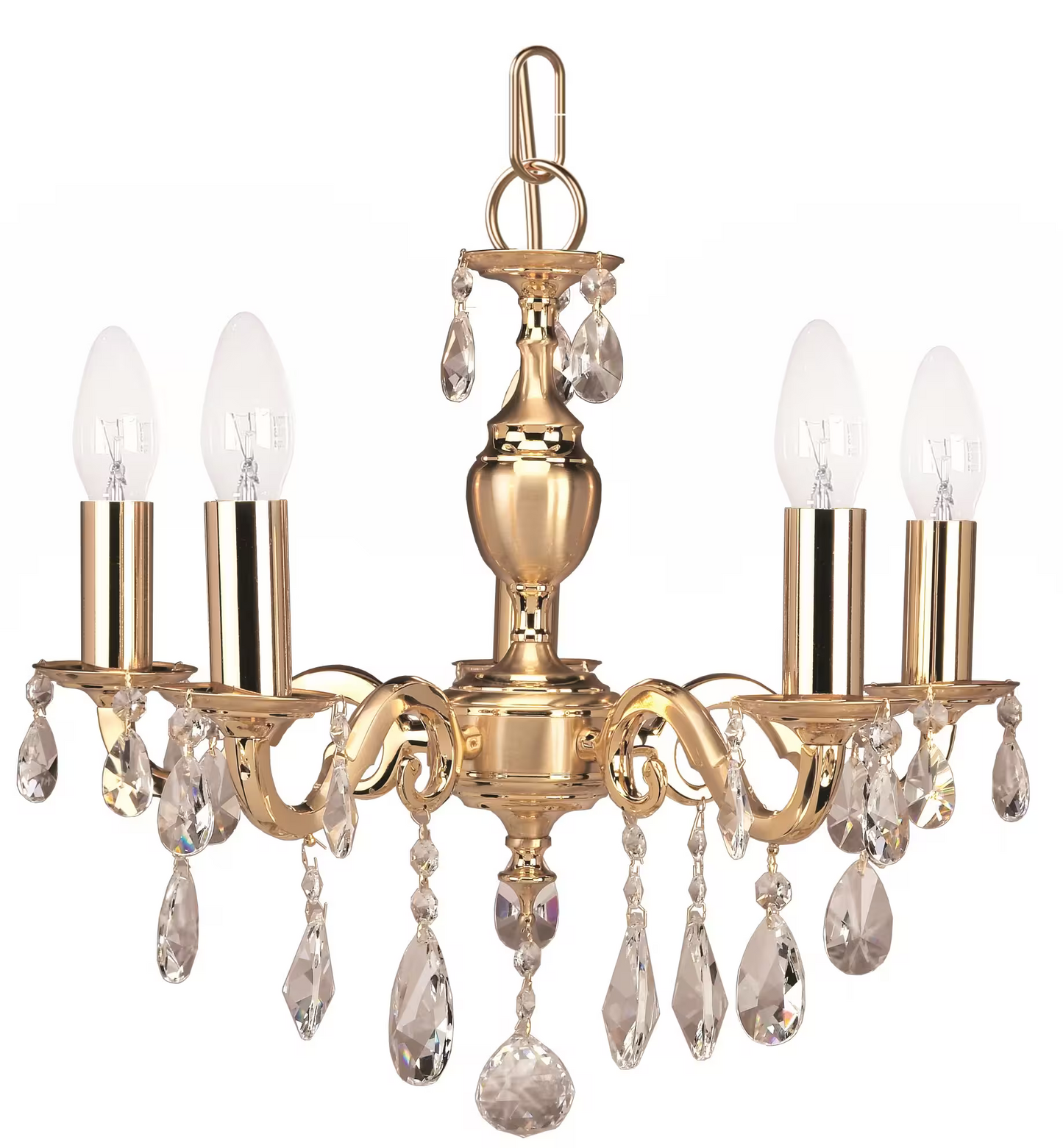 Lorraine 5-Light Chandelier with Asfour Lead Crystal