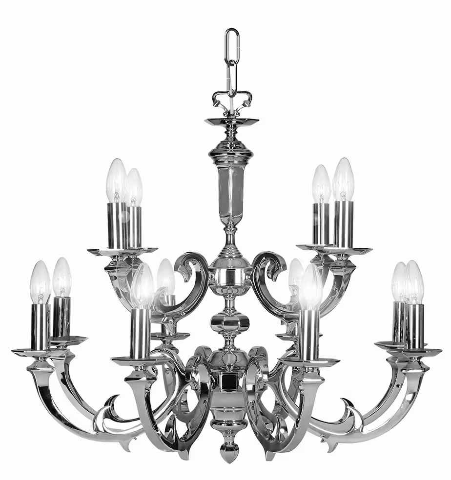 1701 12-Light Chandelier