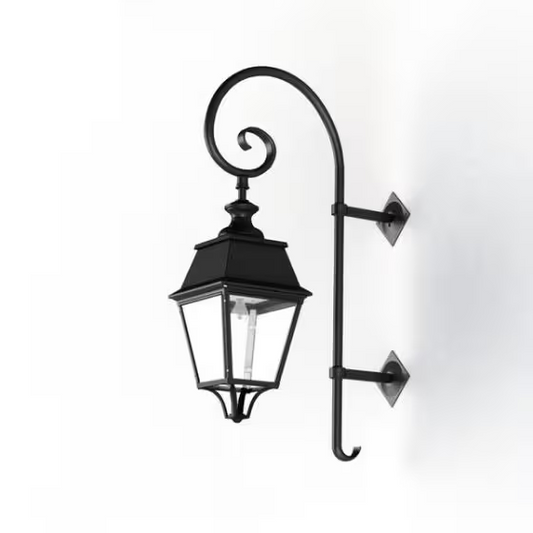 Avenue 4 Model 5 Clear Glass Upwards Wall Bracket