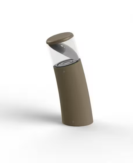 Bamboo Small Clear Glass Bollard