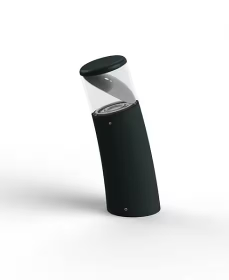 Bamboo Small Clear Glass Bollard