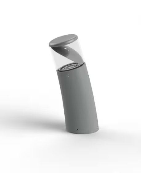 Bamboo Model 2 Clear Glass Bollard