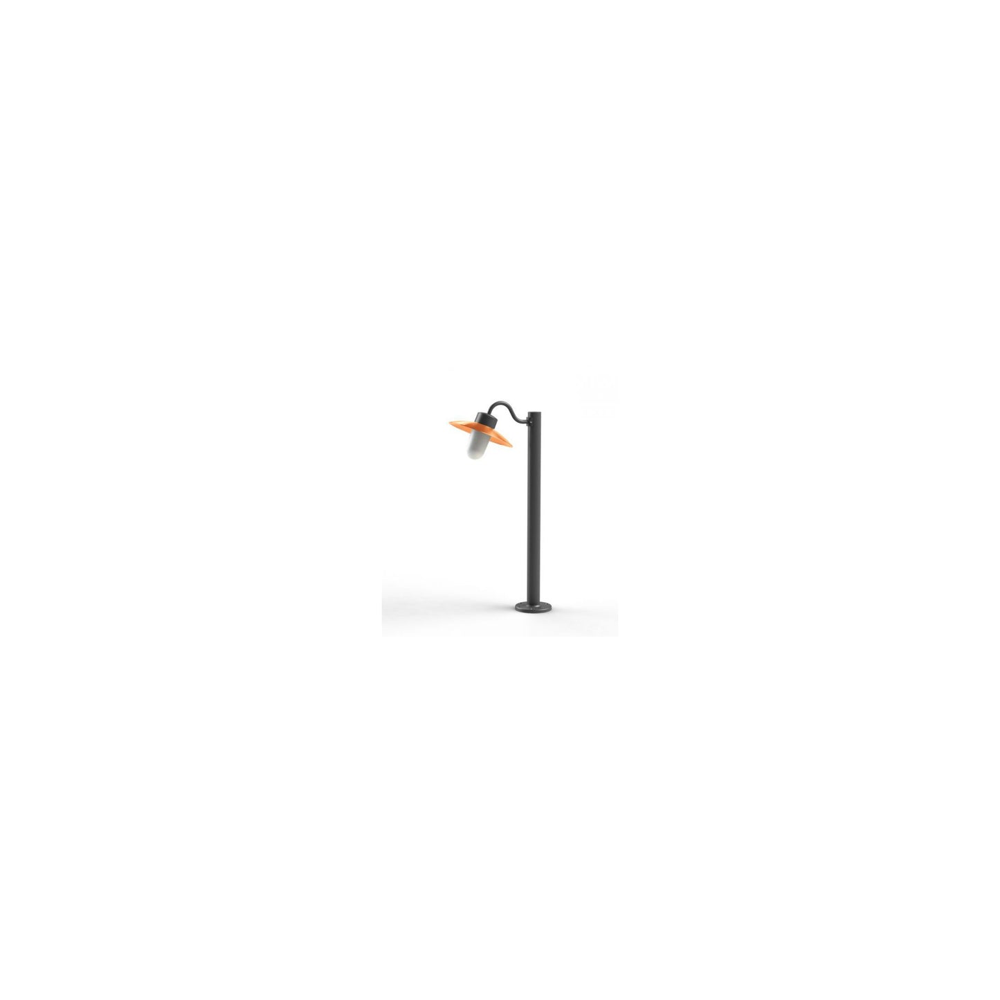 Belcour Model 3 Opal Glass Bollard