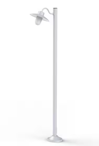 Belcour Model 4 Opal Glass Bollard Short Post