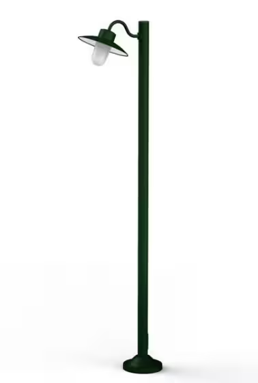 Belcour Model 4 Opal Glass Bollard Short Post