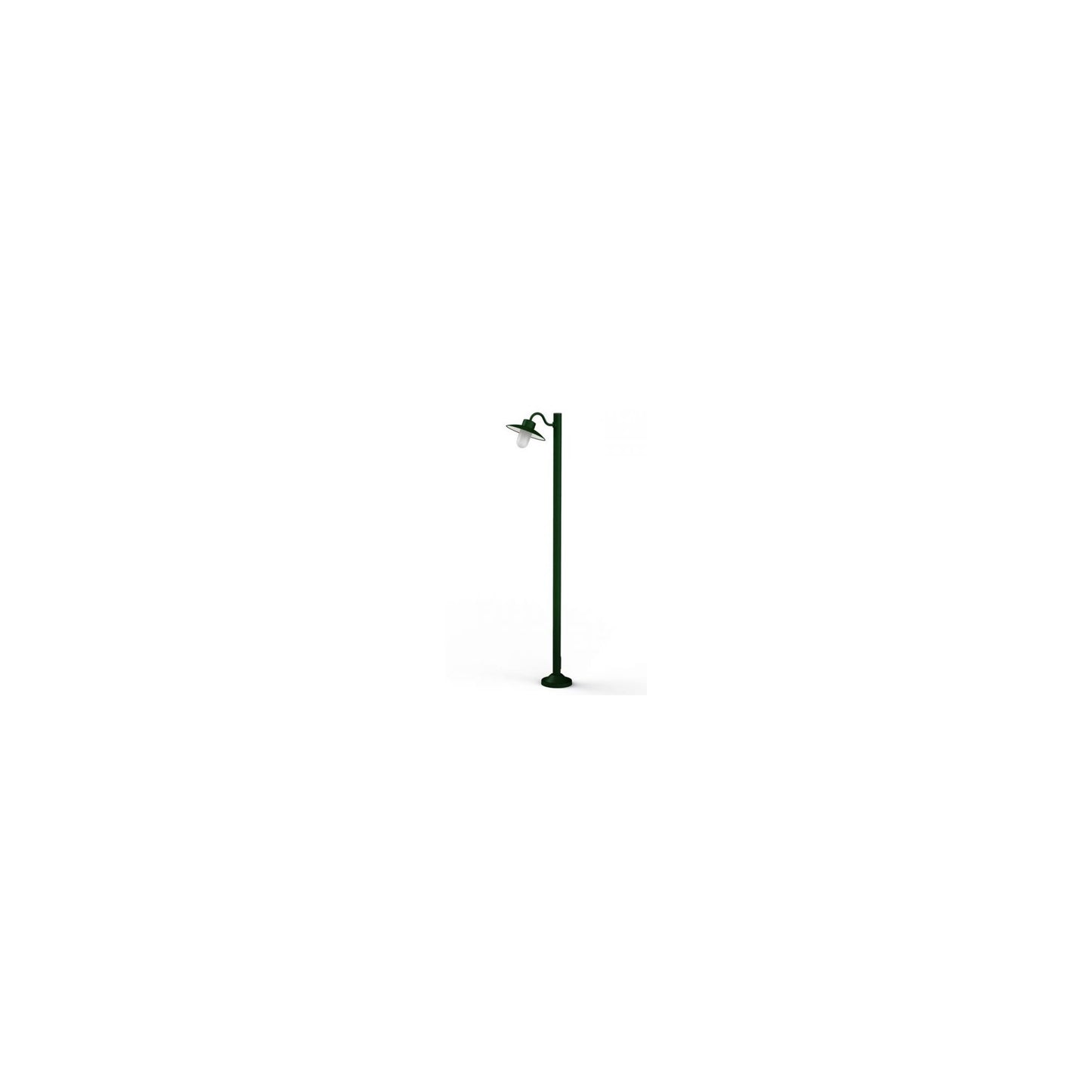 Belcour Model 4 Opal Glass Bollard Short Post