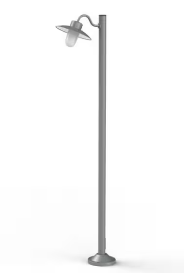 Belcour Model 4 Opal Glass Bollard Short Post