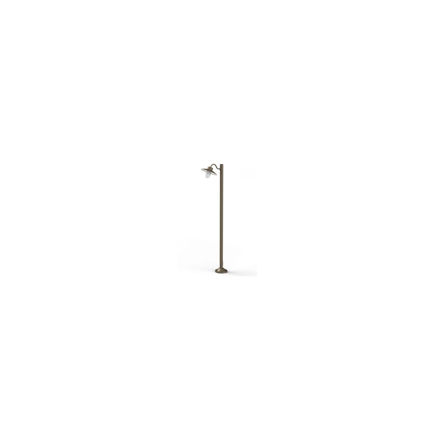 Belcour Model 4 Opal Glass Bollard Short Post