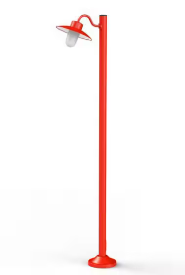 Belcour Model 4 Opal Glass Bollard Short Post