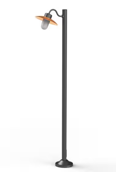 Belcour Model 4 Opal Glass Bollard Short Post