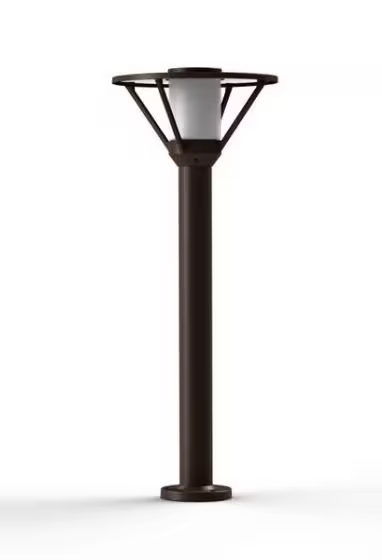 Bermude Small Frosted Glass Bollard
