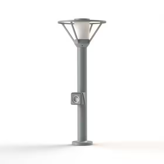Bermude Model 3 Frosted Glass Socket Bollard