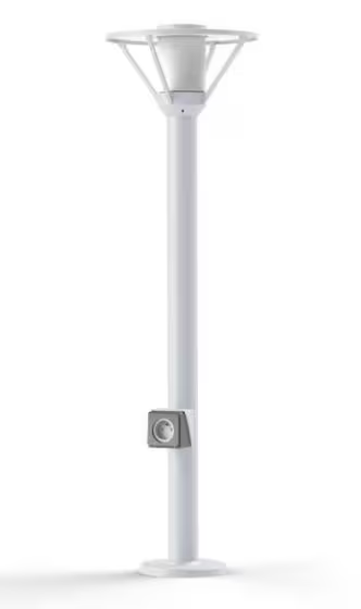 Bermude Large Frosted Glass Socket Bollard