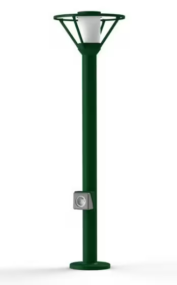 Bermude Large Frosted Glass Socket Bollard
