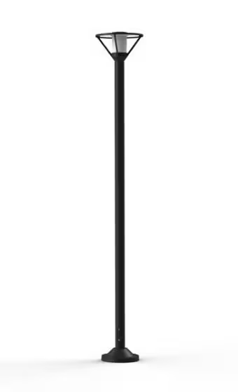 Bermude Large Frosted Glass Lamp Post