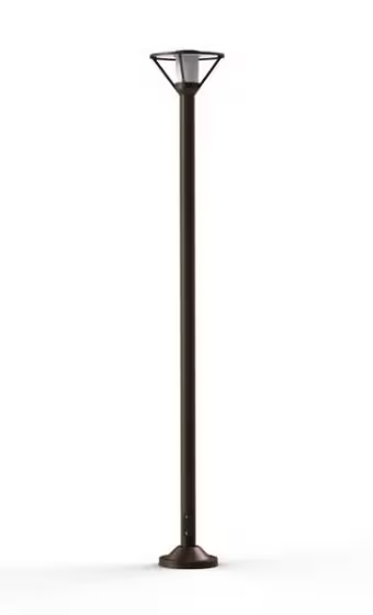 Bermude Large Frosted Glass Lamp Post