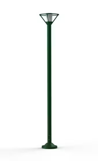 Bermude Large Frosted Glass Lamp Post