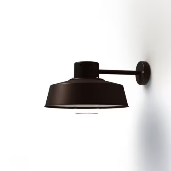 Faktory Clear Glass Downward Wall Bracket