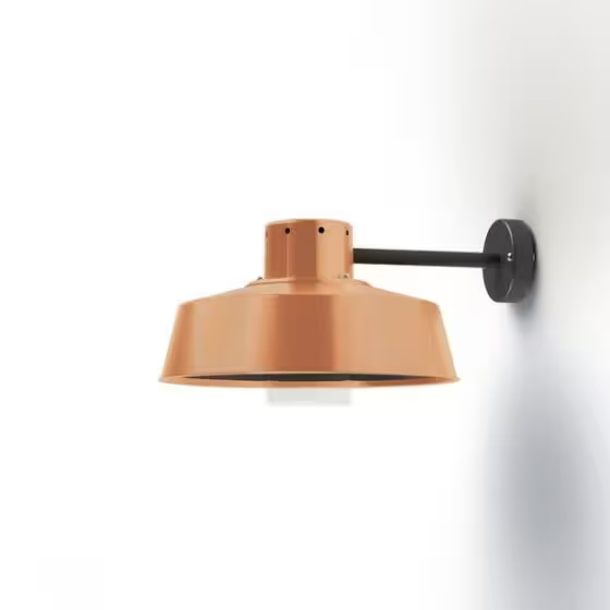 Faktory Clear Glass Downward Wall Bracket