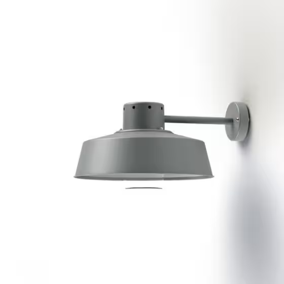 Faktory Clear Glass Downward Wall Bracket