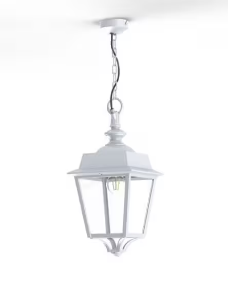 Place des Vosges 1 Evolution Clear Glass Chain Pendant