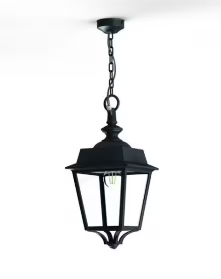 Place des Vosges 1 Evolution Clear Glass Chain Pendant