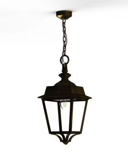Place des Vosges 1 Evolution Clear Glass Chain Pendant