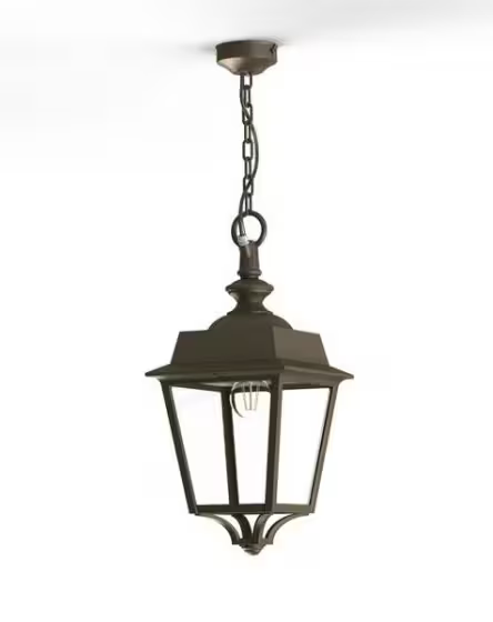 Place des Vosges 1 Evolution Clear Glass Chain Pendant