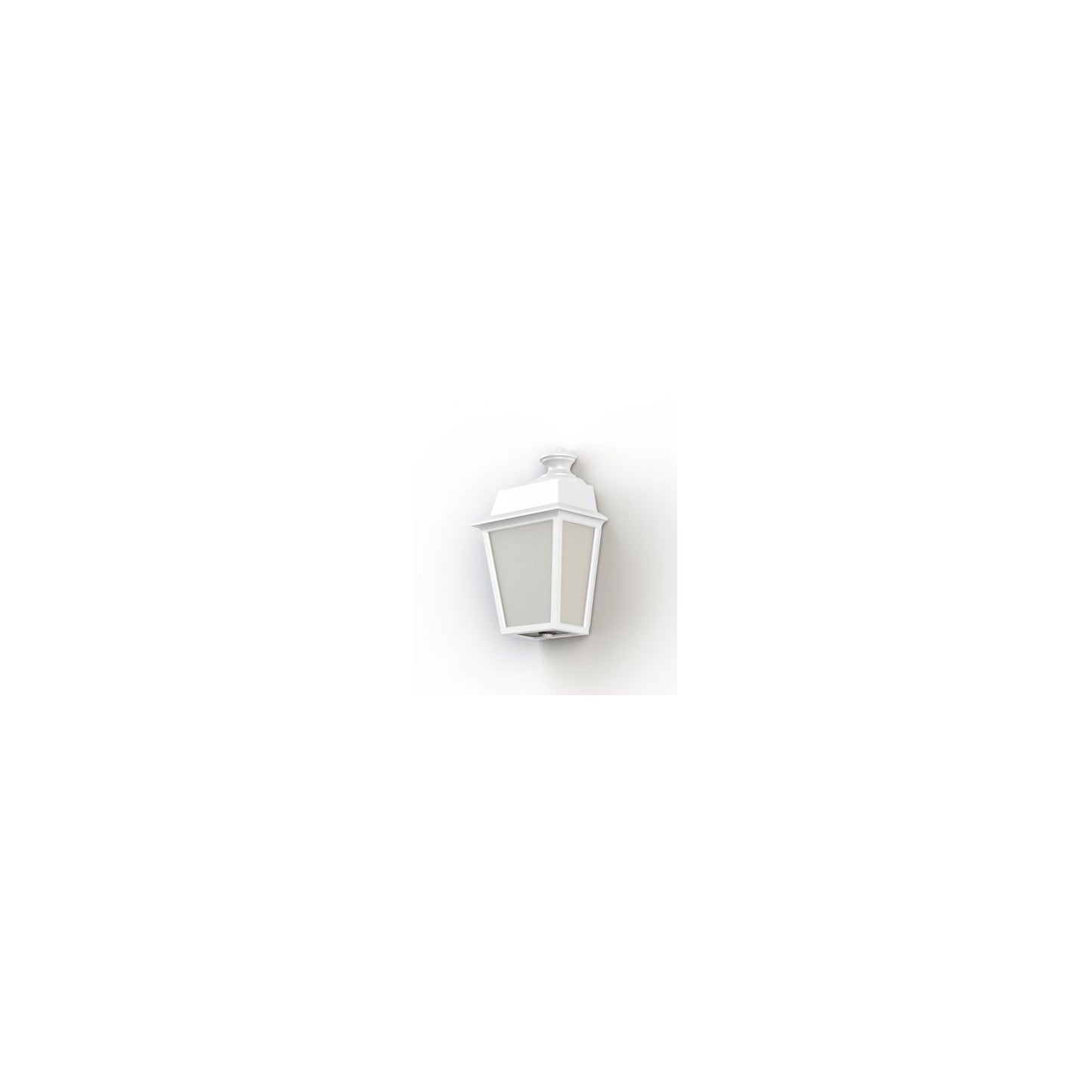 Place des Vosges 1 Evolution Model 2 Opal Glass E27 Wall Light with Injection-Moulded Aluminium