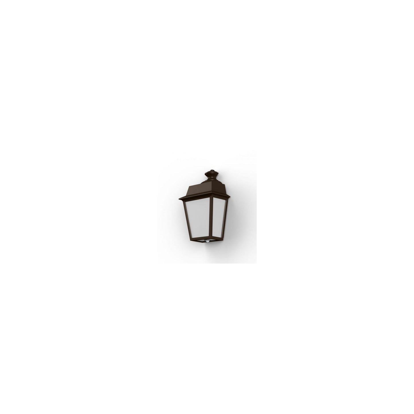 Place des Vosges 1 Evolution Model 2 Opal Glass E27 Wall Light with Injection-Moulded Aluminium