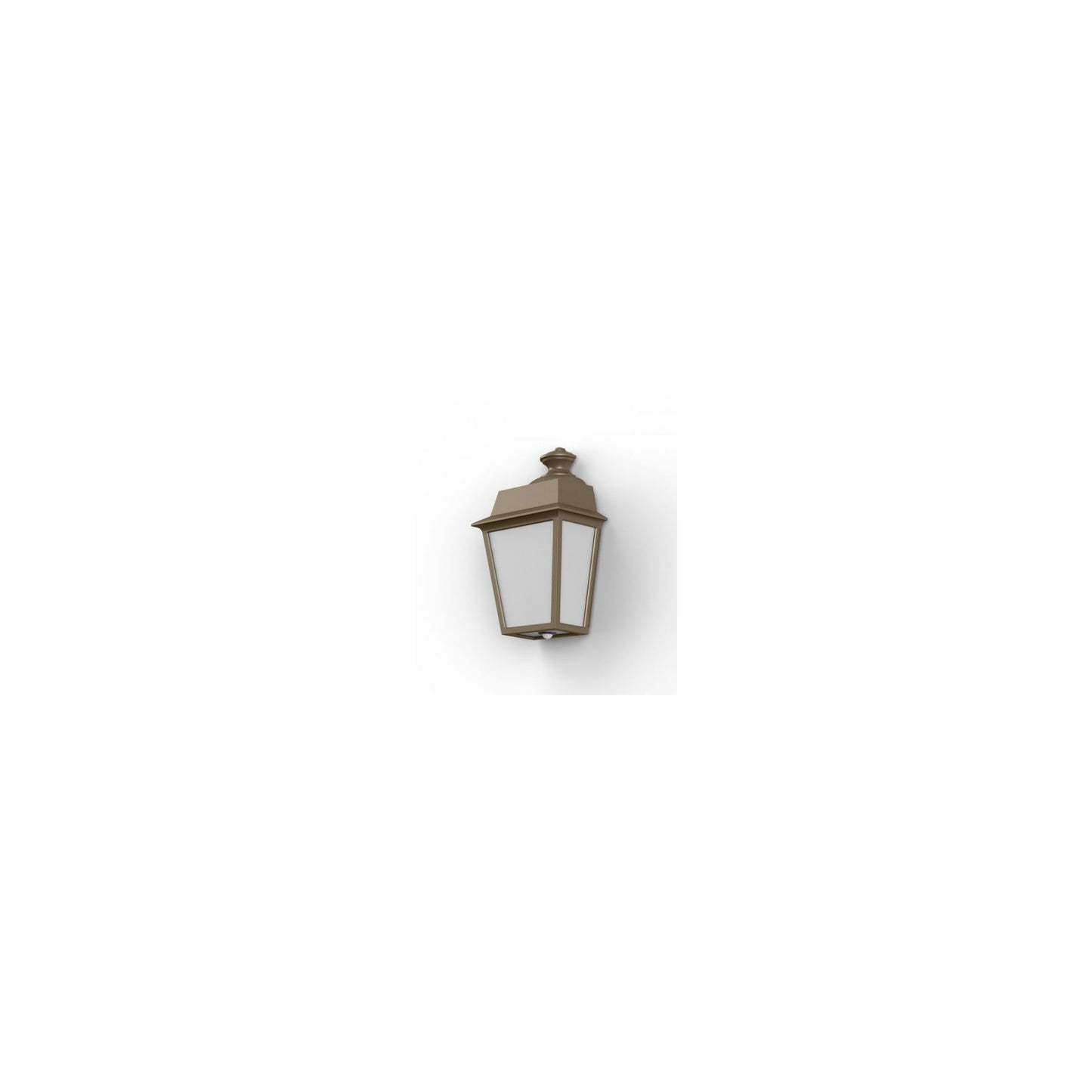 Place des Vosges 1 Evolution Model 2 Opal Glass E27 Wall Light with Injection-Moulded Aluminium